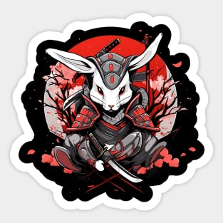 samurai rabbit Sticker